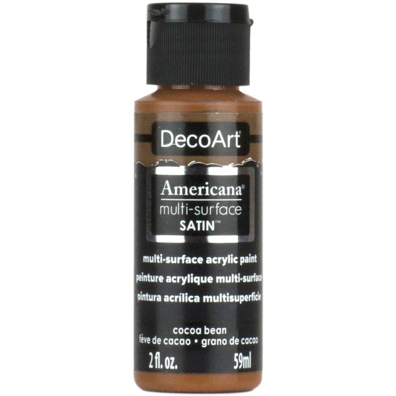 Americana Premium Multi-Surface Satin Finish Acrylics 2oz -for Wood, Metal, Glass, Ceramics, Fabric, Paper, Terra Cotta, Most Plastics and More
